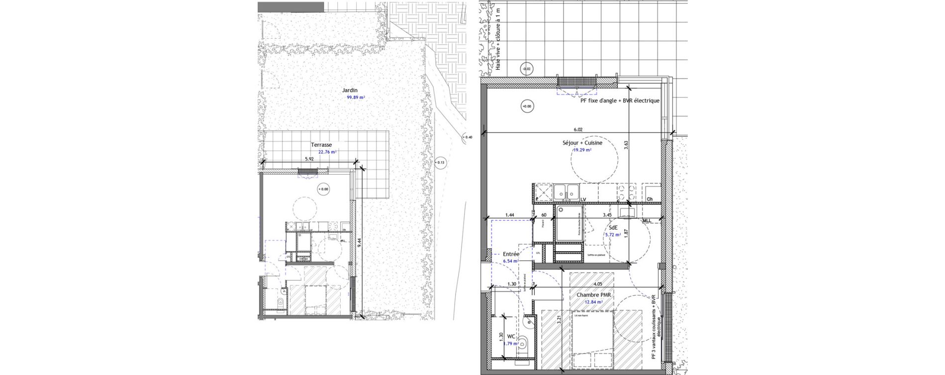 Appartement T2 de 46,18 m2 &agrave; M&eacute;r&eacute; Centre