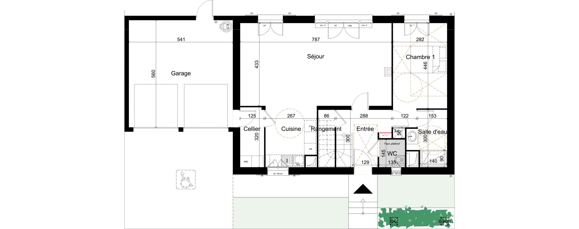 Maison T6 de 150,13 m2 &agrave; M&eacute;r&eacute; Centre