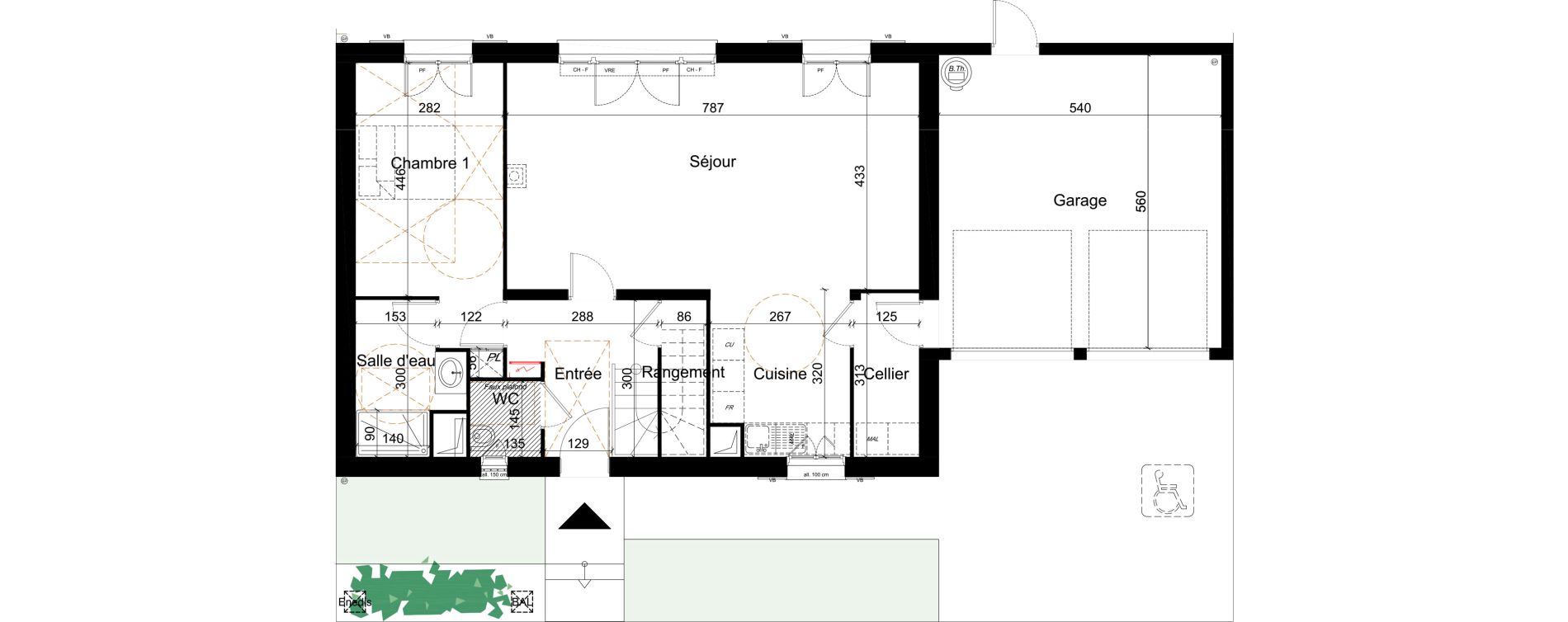 Maison T6 de 150,13 m2 &agrave; M&eacute;r&eacute; Centre