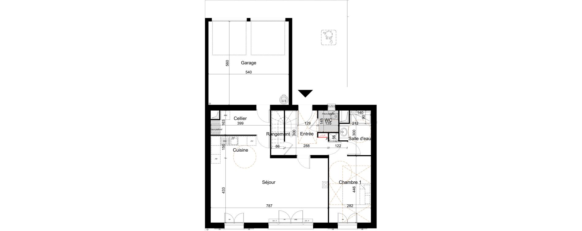 Maison T6 de 150,18 m2 &agrave; M&eacute;r&eacute; Centre