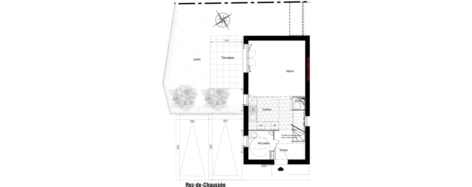 Maison T3 de 71,30 m2 &agrave; Montfort-L'Amaury Centre