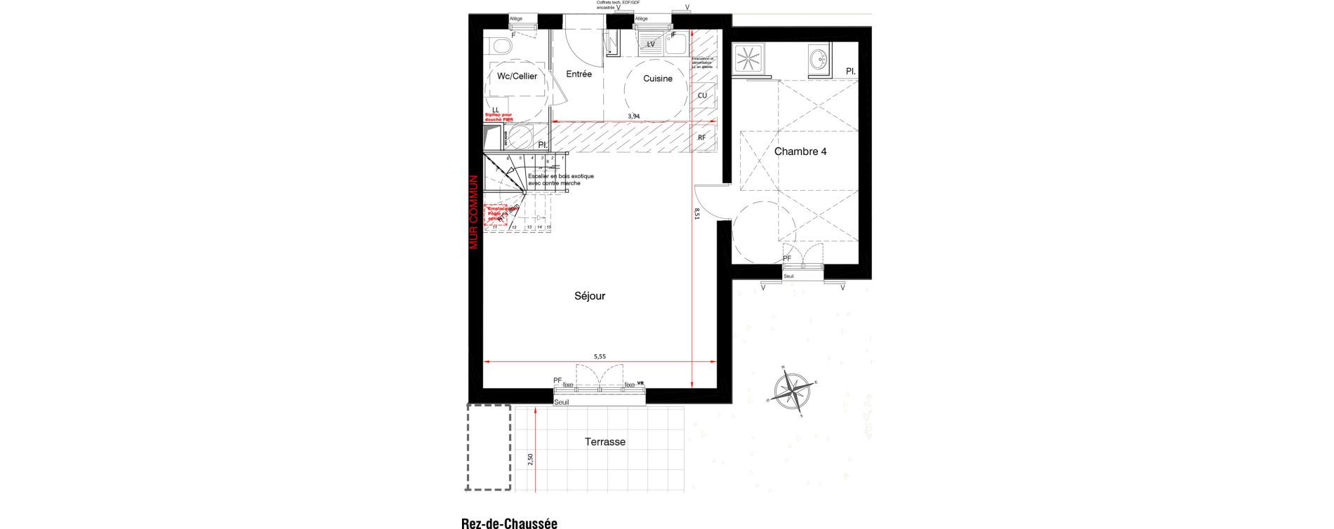 Maison T5 de 101,50 m2 &agrave; Montfort-L'Amaury Centre