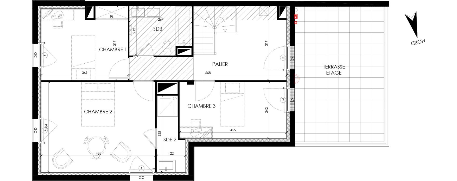 Maison T4 de 103,10 m2 &agrave; Montigny-Le-Bretonneux Manet
