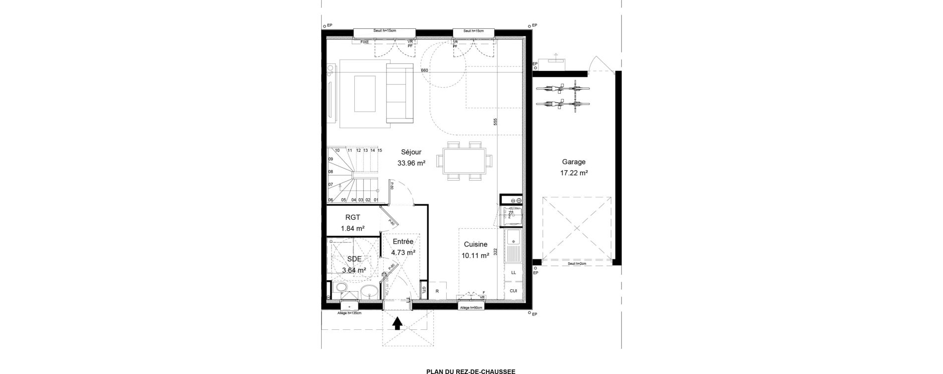 Maison T4 de 107,03 m2 &agrave; Morainvilliers Centre