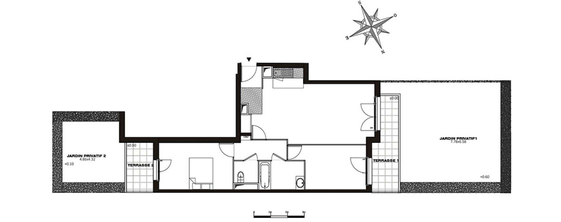 Appartement T3 de 63,79 m2 &agrave; Plaisir Les gatines