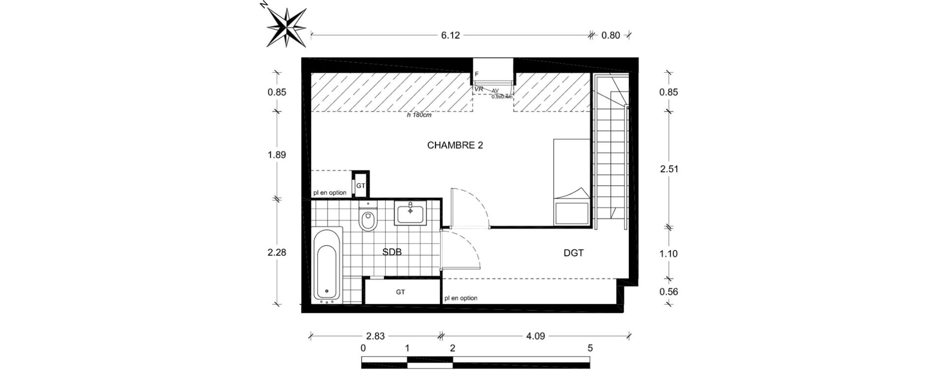 Duplex T3 de 67,40 m2 &agrave; Poissy Centre