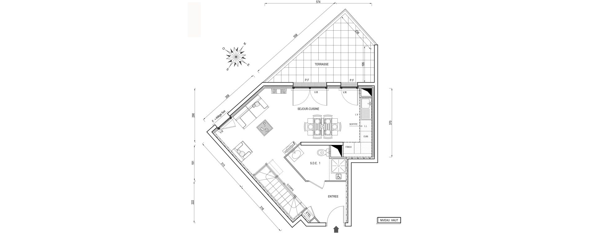 Appartement T4 de 85,00 m2 &agrave; Poissy Maurice-clerc