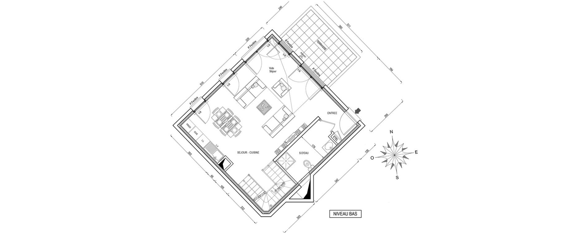 Appartement T4 de 84,00 m2 &agrave; Poissy Maurice-clerc