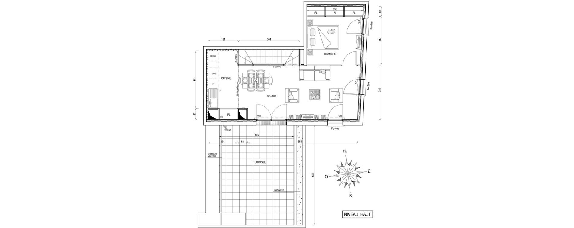 Appartement T3 de 68,40 m2 &agrave; Poissy Maurice-clerc