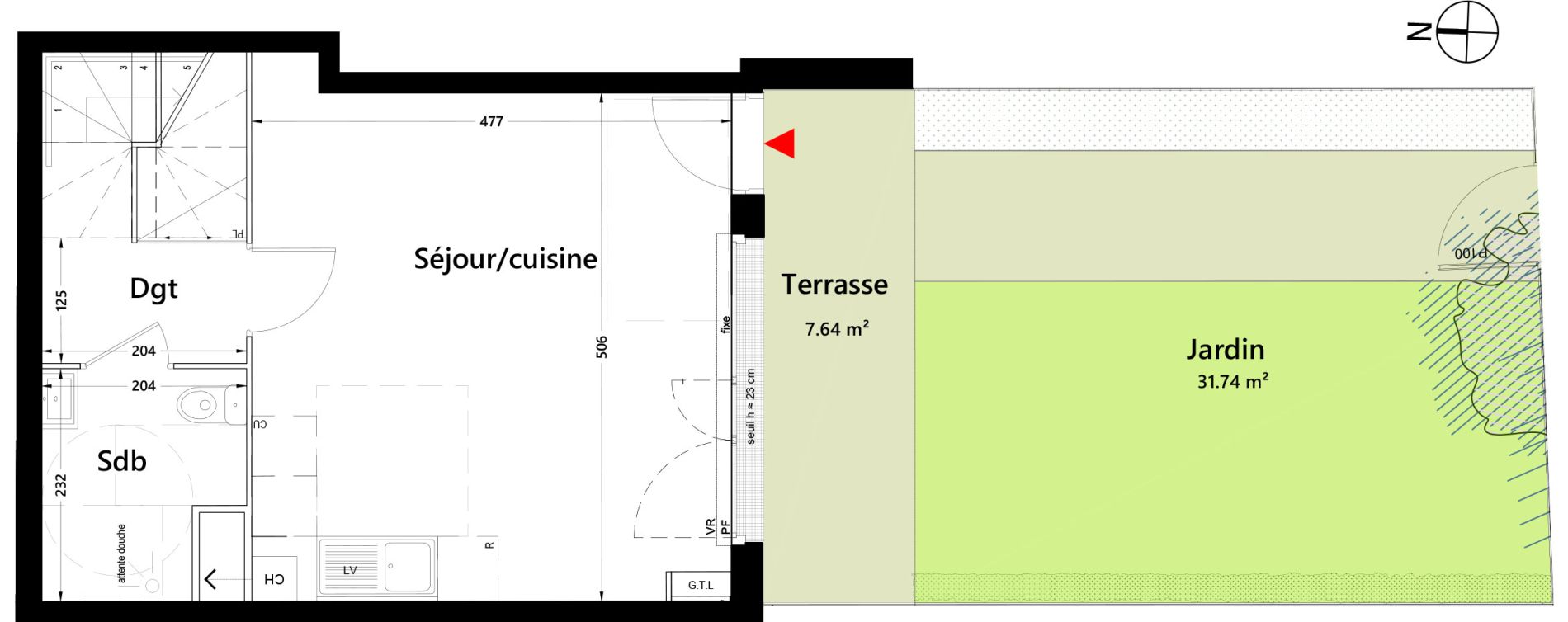 Maison T4 de 98,26 m2 &agrave; Rambouillet Centre