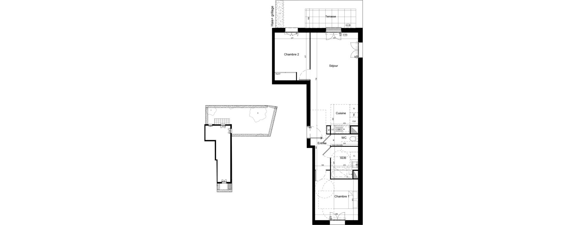 Appartement T3 de 62,27 m2 &agrave; Rosny-Sur-Seine Centre