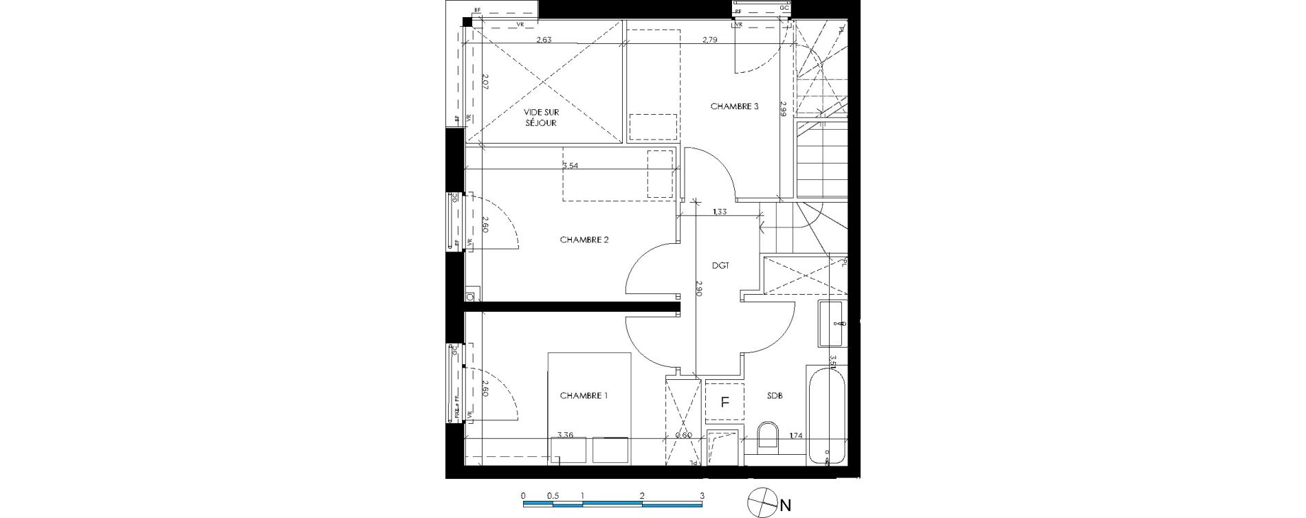 Duplex T4 de 80,57 m2 &agrave; Saint-Germain-En-Laye Pontel-schnapper