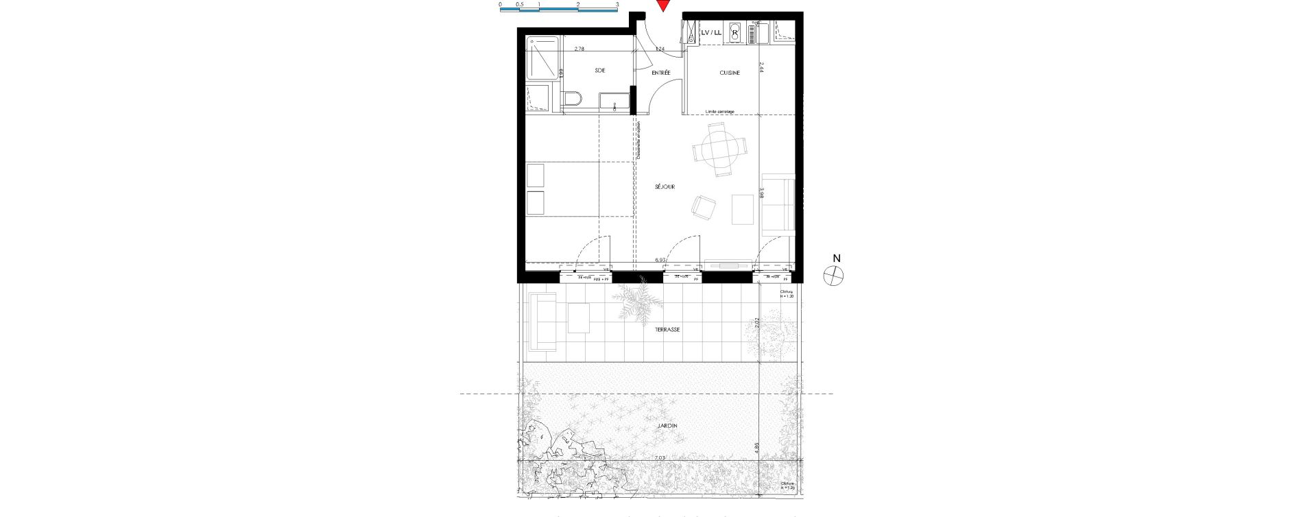 Appartement T1 de 41,67 m2 &agrave; Saint-Germain-En-Laye Pontel-schnapper