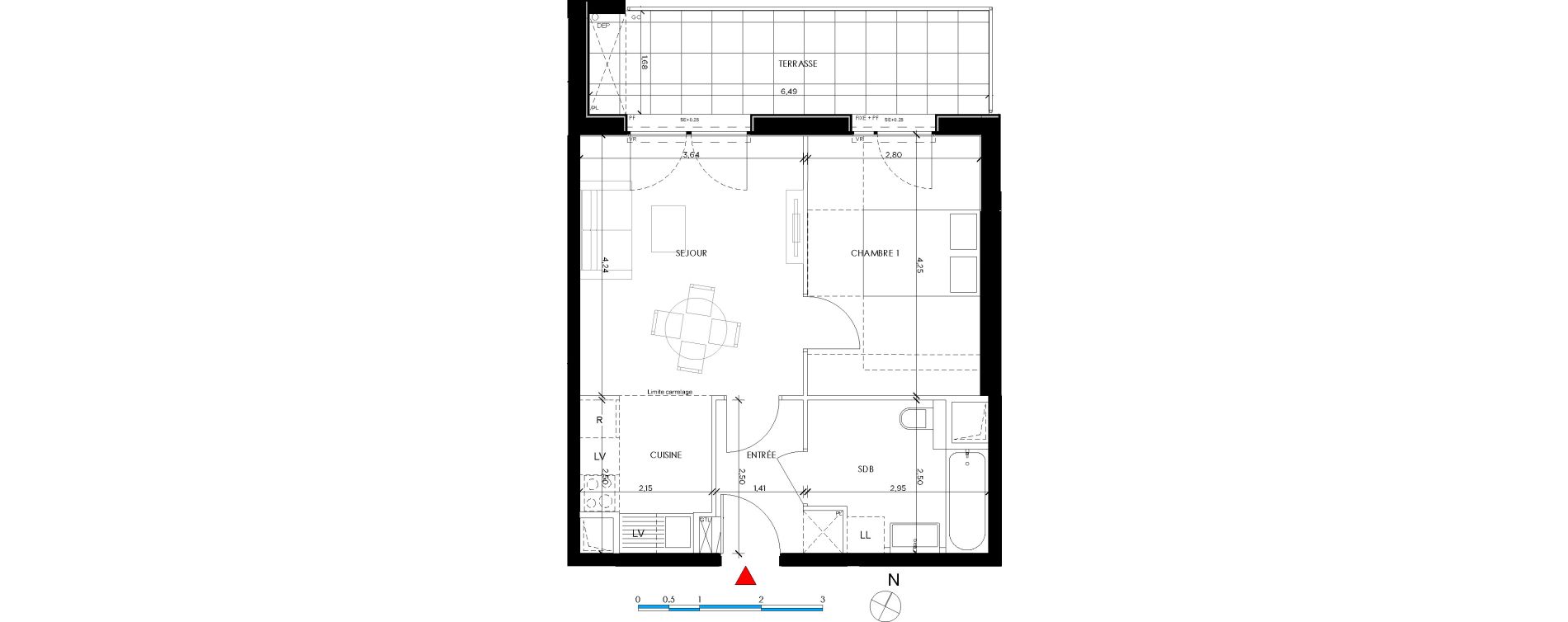 Appartement T2 de 42,19 m2 &agrave; Saint-Germain-En-Laye Pontel-schnapper