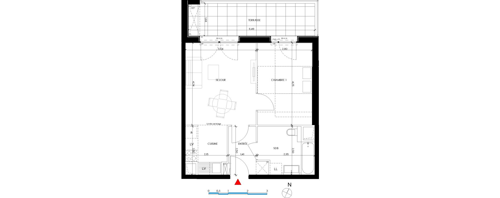 Appartement T2 de 42,19 m2 &agrave; Saint-Germain-En-Laye Pontel-schnapper