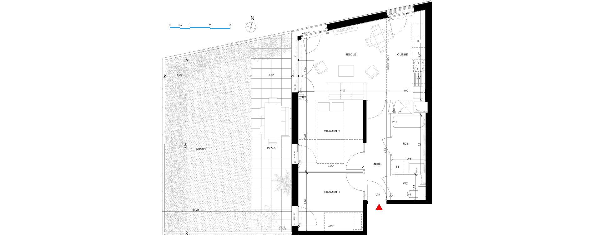 Appartement T3 de 58,15 m2 &agrave; Saint-Germain-En-Laye Pontel-schnapper