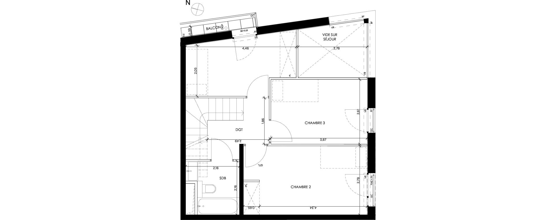 Duplex T5 de 107,47 m2 &agrave; Saint-Germain-En-Laye Pontel-schnapper