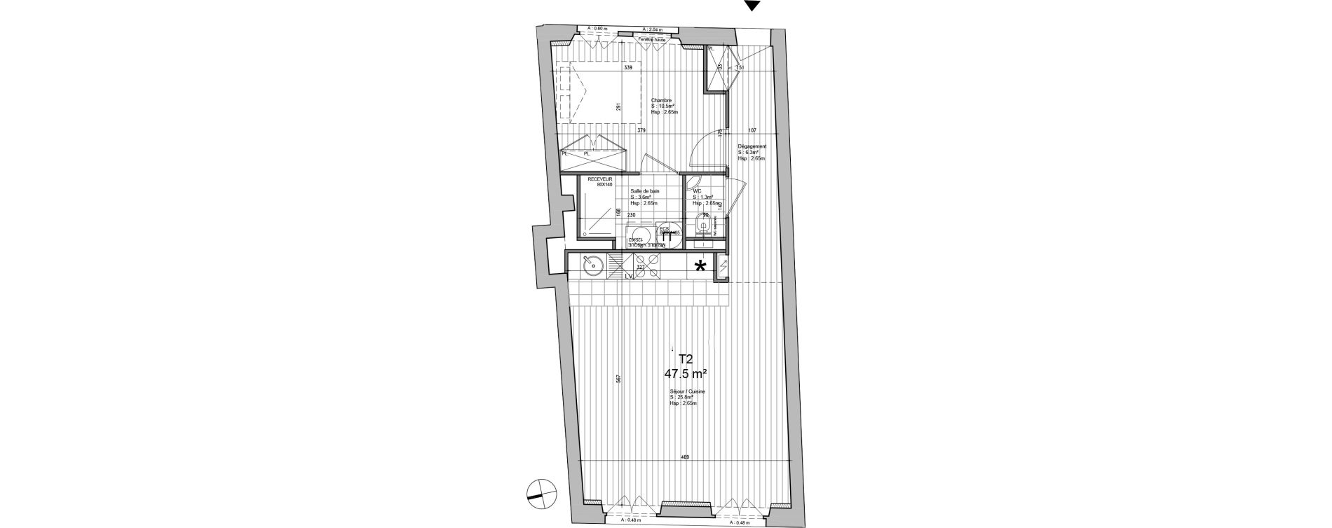 Appartement T2 de 47,50 m2 &agrave; Saint-Germain-En-Laye Coeur de ville