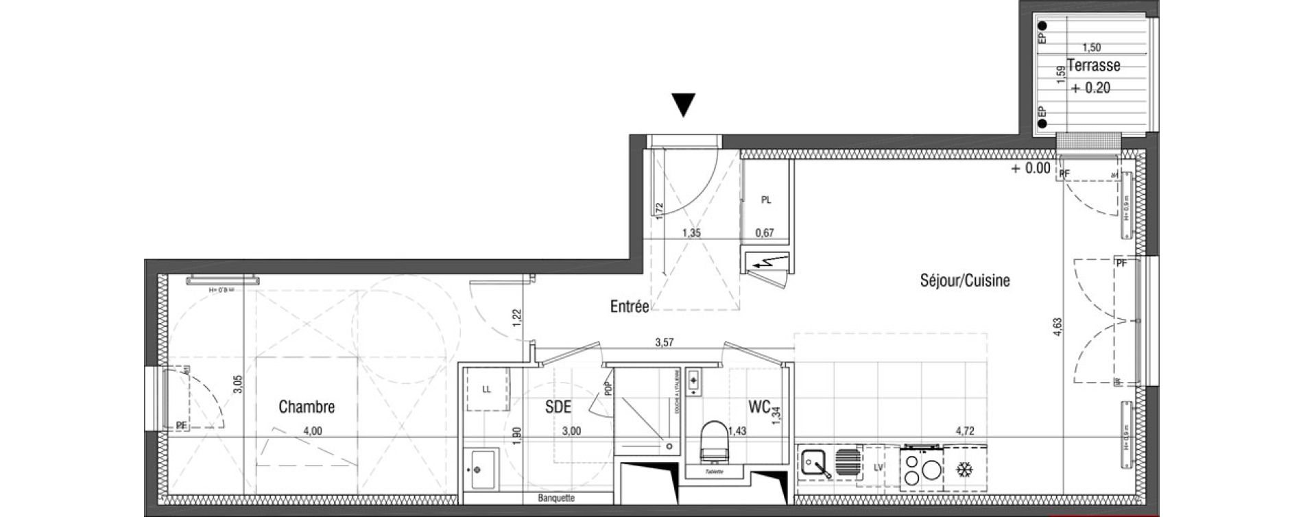 Appartement T2 de 49,80 m2 &agrave; Saint-Germain-En-Laye Centre