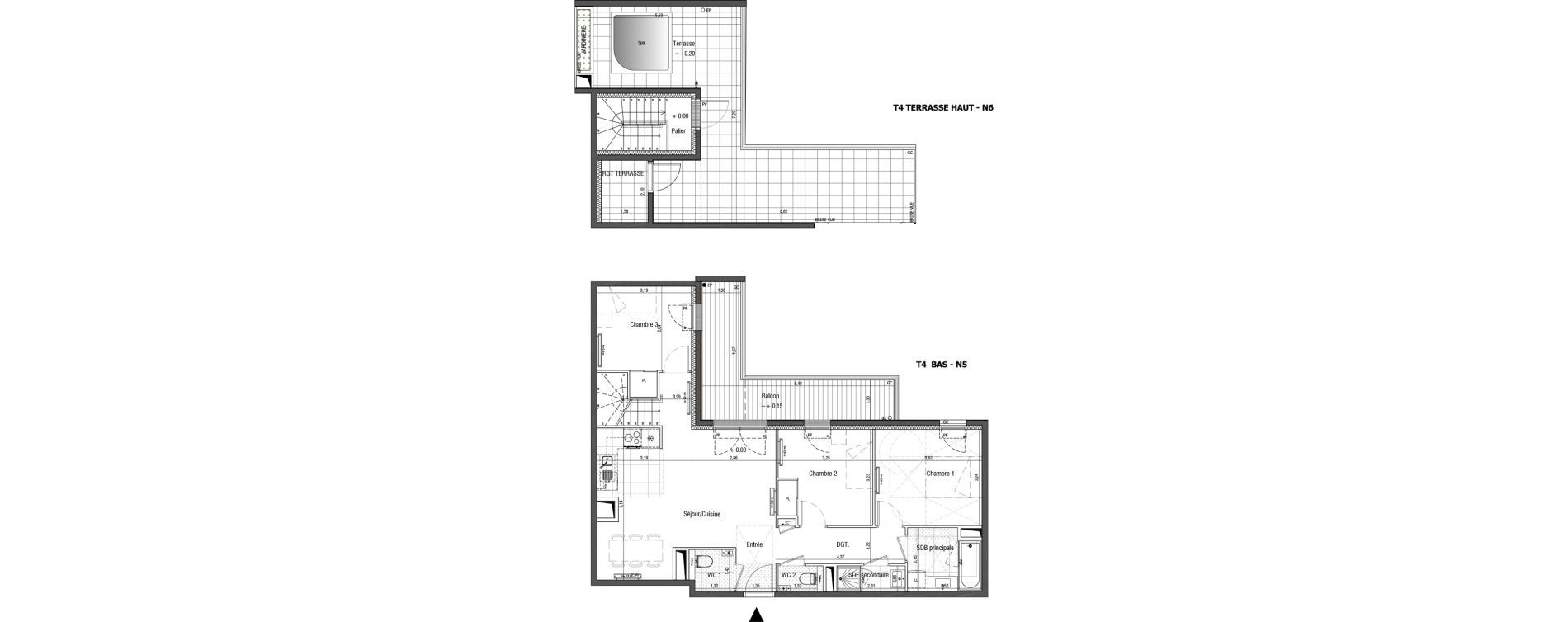 Appartement T4 de 79,30 m2 &agrave; Saint-Germain-En-Laye Centre