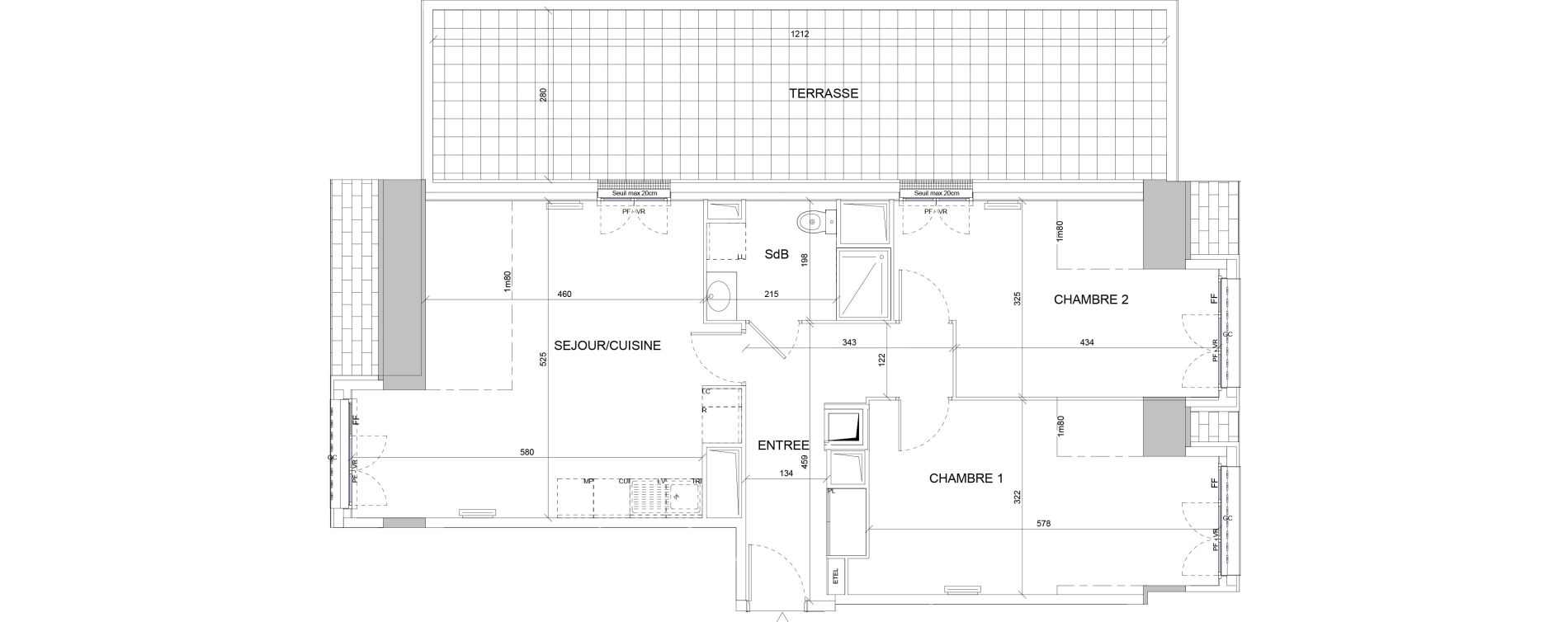 Appartement T3 de 66,47 m2 &agrave; Sartrouville La vaudoire