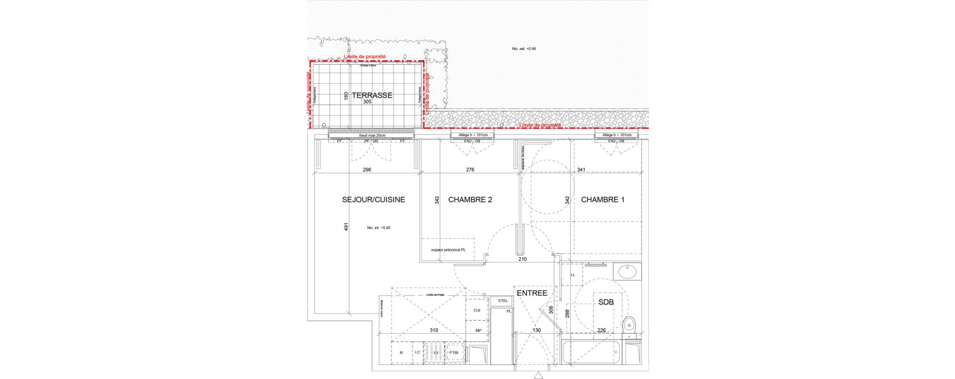 Appartement T3 de 53,97 m2 &agrave; Sartrouville La vaudoire