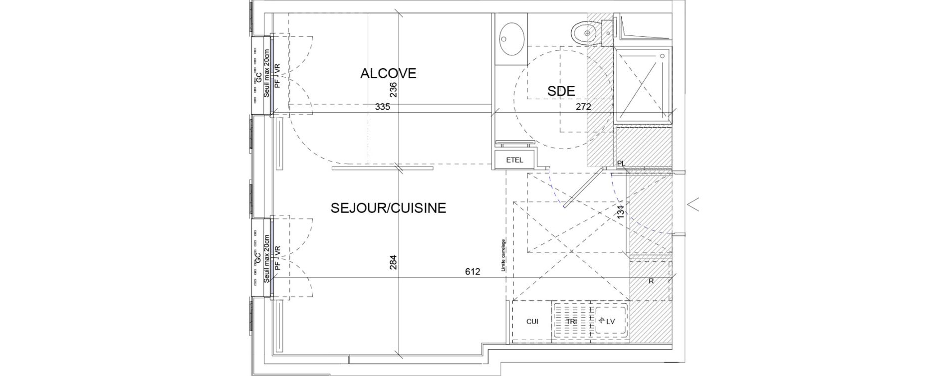 Studio de 30,53 m2 &agrave; Sartrouville La vaudoire