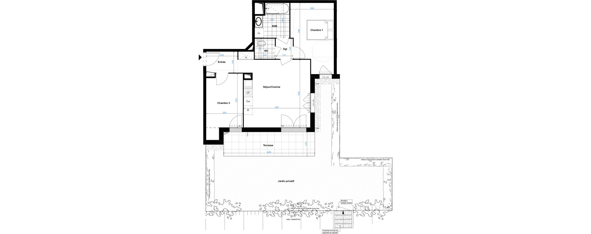 Appartement T3 de 59,30 m2 &agrave; Sartrouville Les champs thibaux