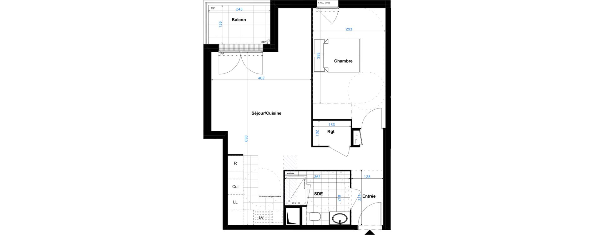 Appartement T2 de 51,90 m2 &agrave; Sartrouville Les champs thibaux