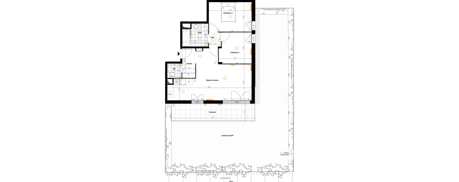 Appartement T3 de 62,55 m2 &agrave; Sartrouville Les champs thibaux