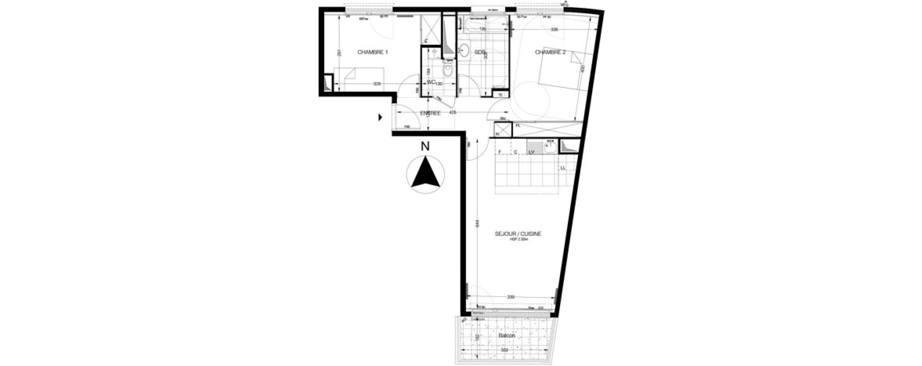 Appartement T3 de 63,54 m2 &agrave; Thiverval-Grignon Centre