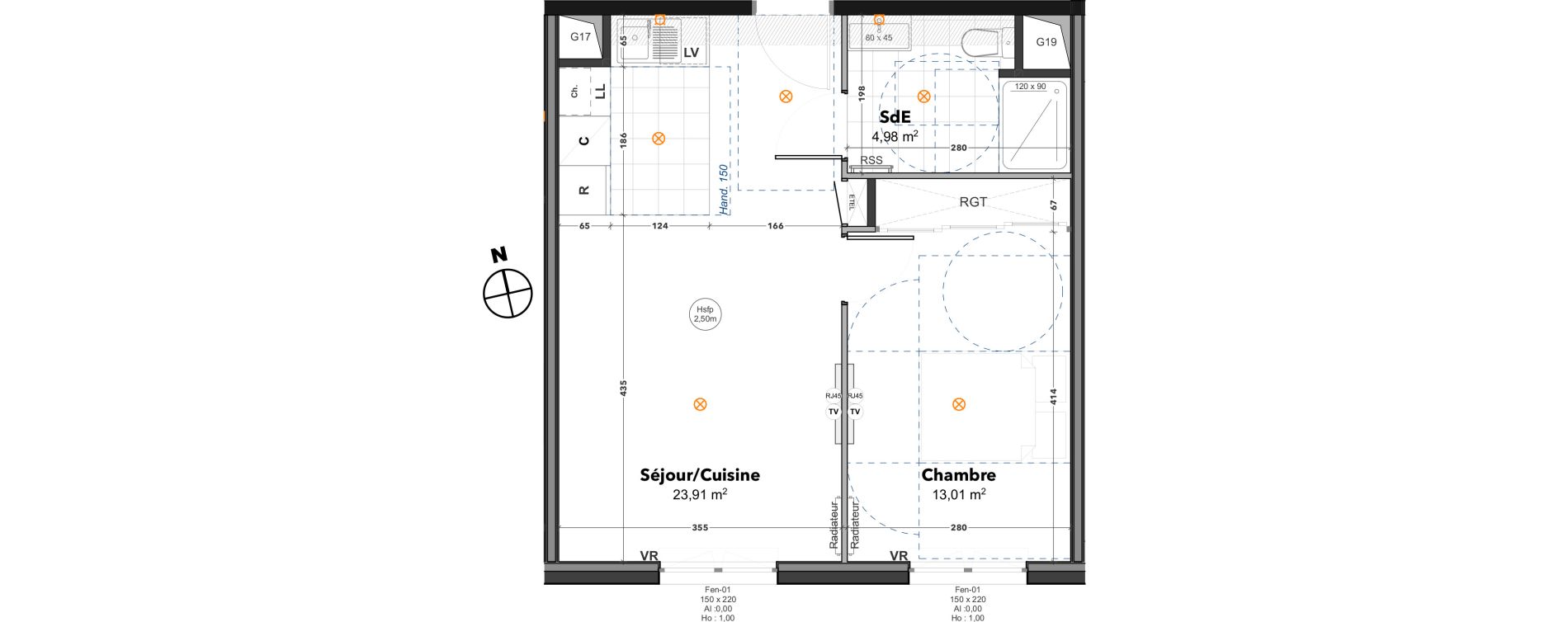 Appartement T2 de 41,90 m2 &agrave; Thoiry Centre