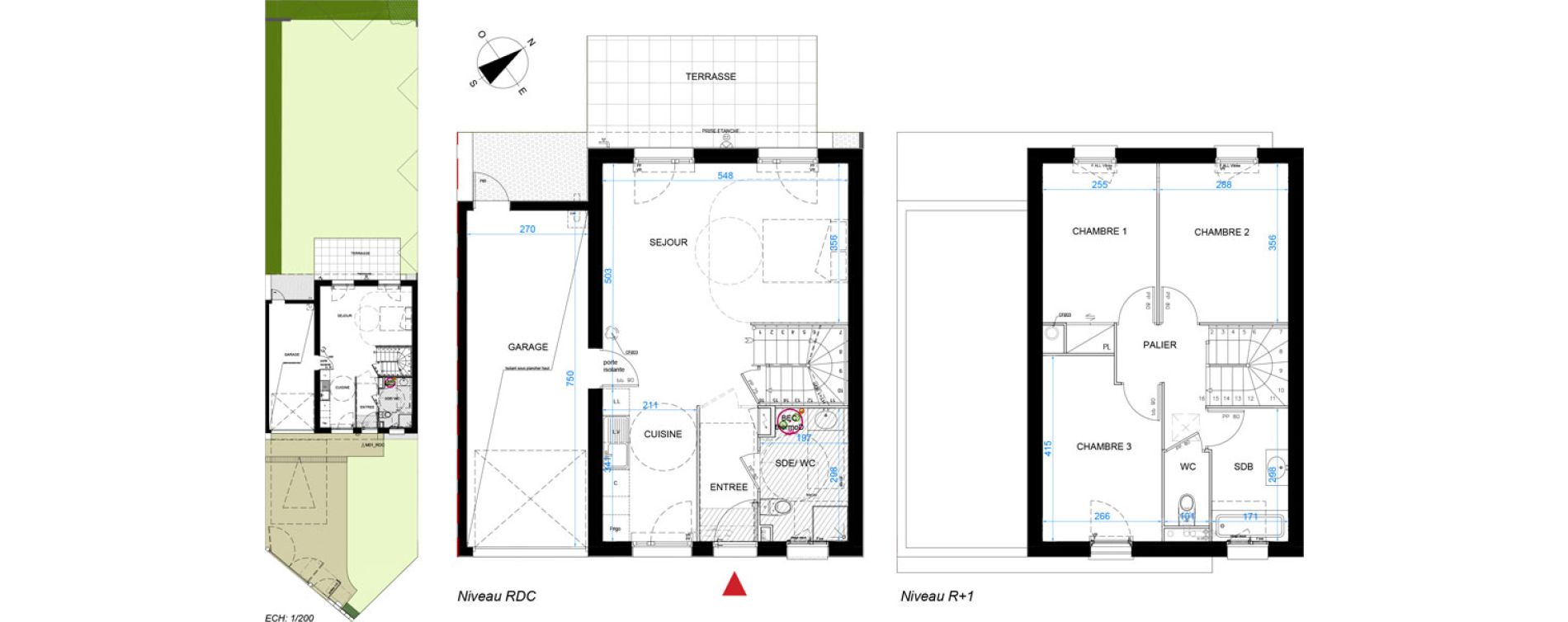 Maison T4 de 83,90 m2 &agrave; Verneuil-Sur-Seine Le vieux verneuil