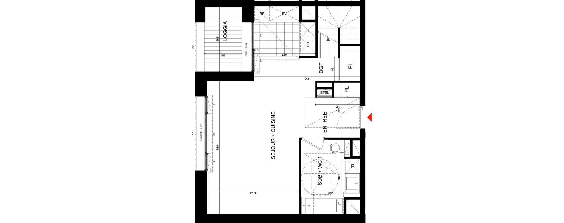 Appartement T4 de 87,50 m2 &agrave; Versailles Versailles montreuil