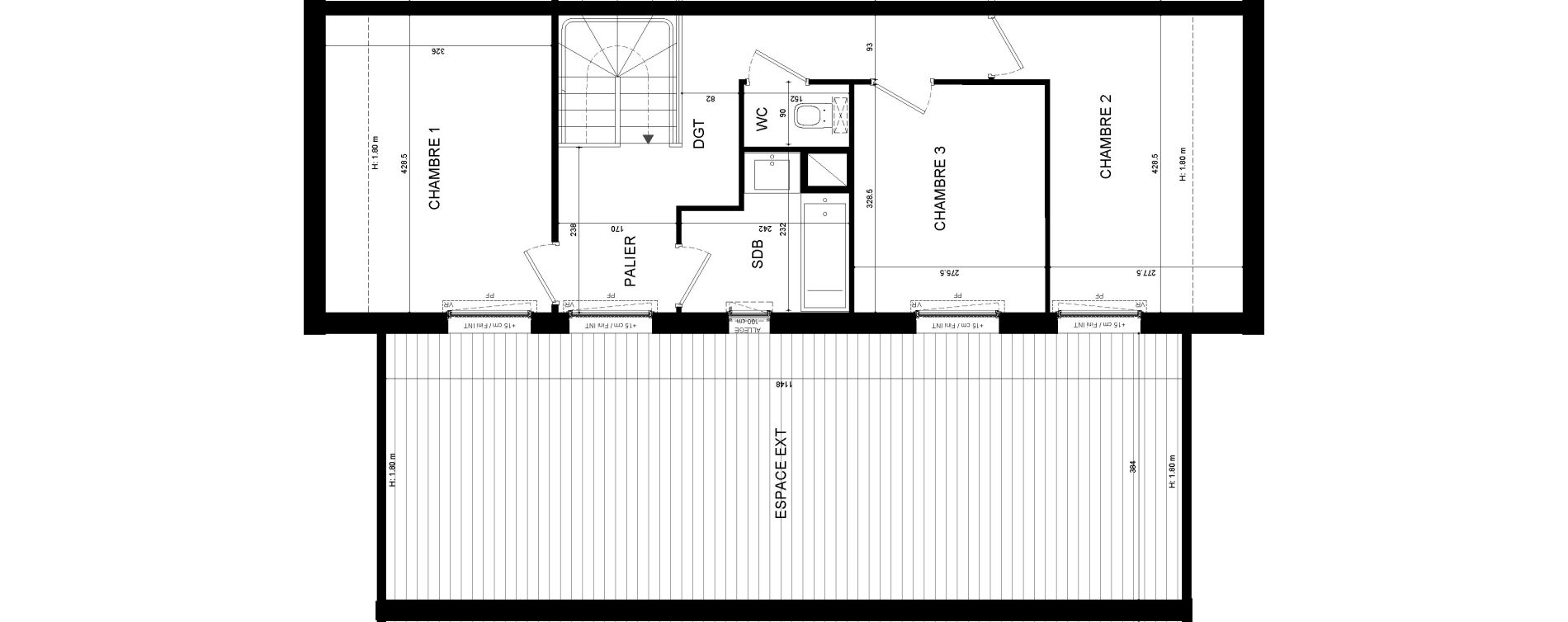 Appartement T4 de 87,50 m2 &agrave; Versailles Versailles montreuil