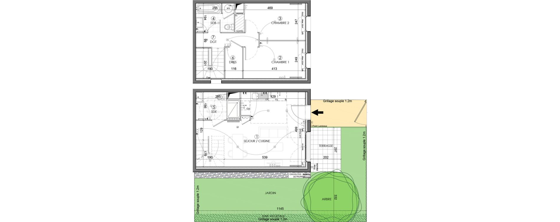 Duplex T3 de 64,20 m2 Villeparisis Centre