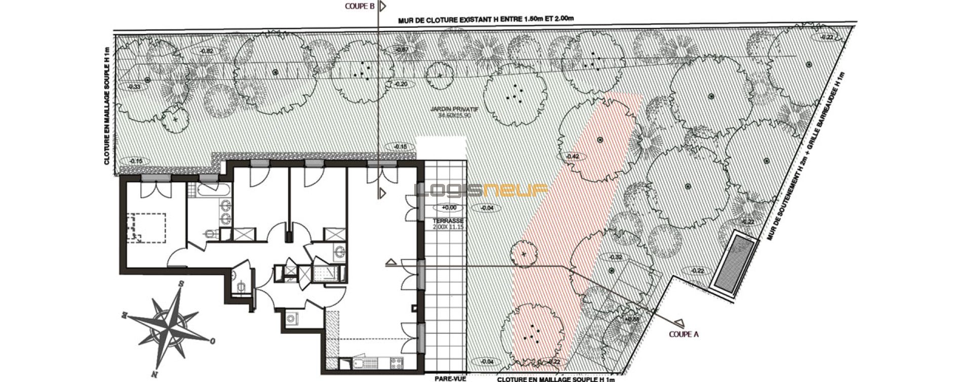 Appartement T4 de 87,70 m2 &agrave; Viroflay Rive droite viroflay