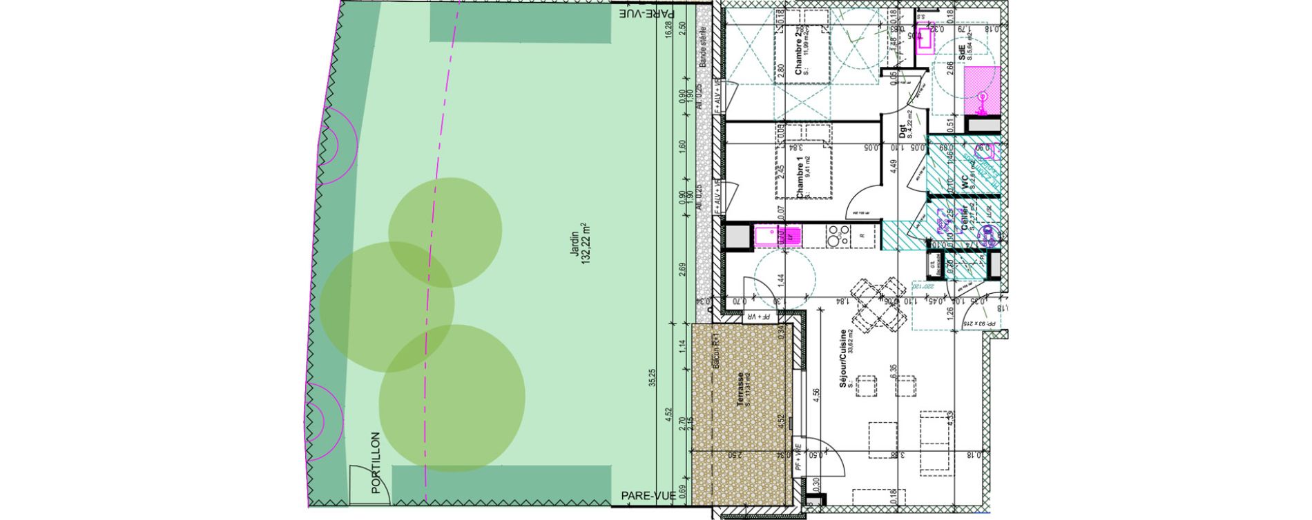 Appartement T3 de 69,66 m2 &agrave; Blainville-Sur-Orne Centre