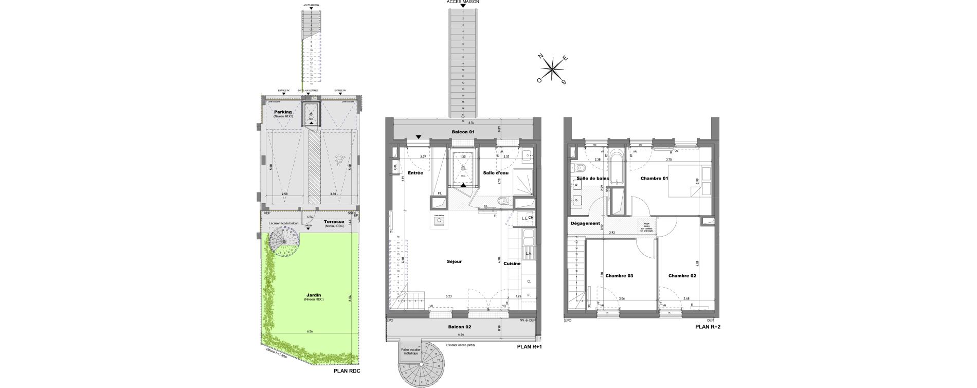 Maison T4 de 78,96 m2 &agrave; Cabourg Divette