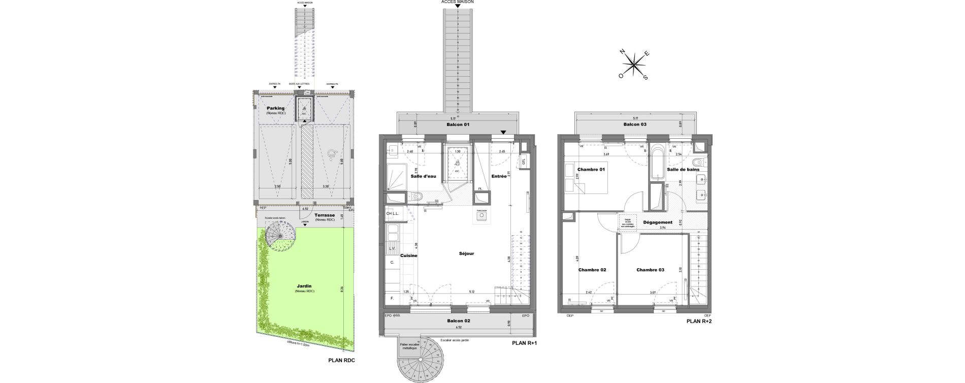 Maison T4 de 78,48 m2 &agrave; Cabourg Divette