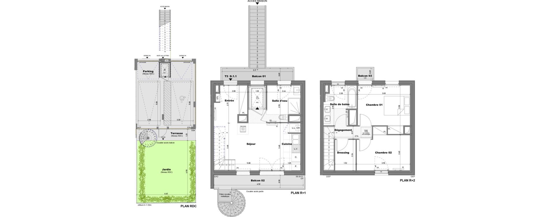 Maison T3 de 66,96 m2 &agrave; Cabourg Divette