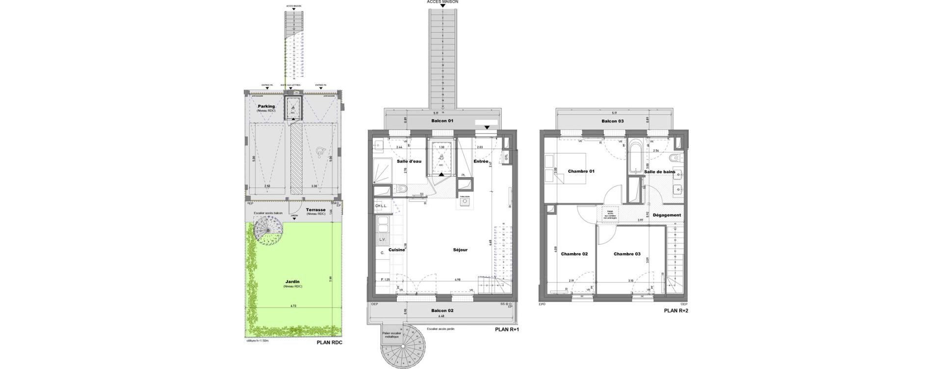 Maison T4 de 77,83 m2 &agrave; Cabourg Divette