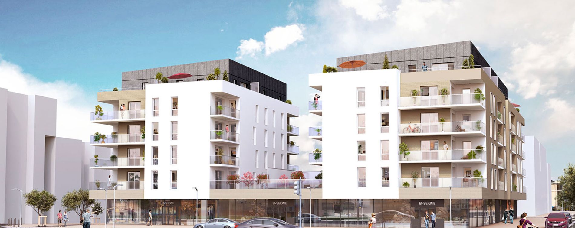 In City à Caen programme neuf