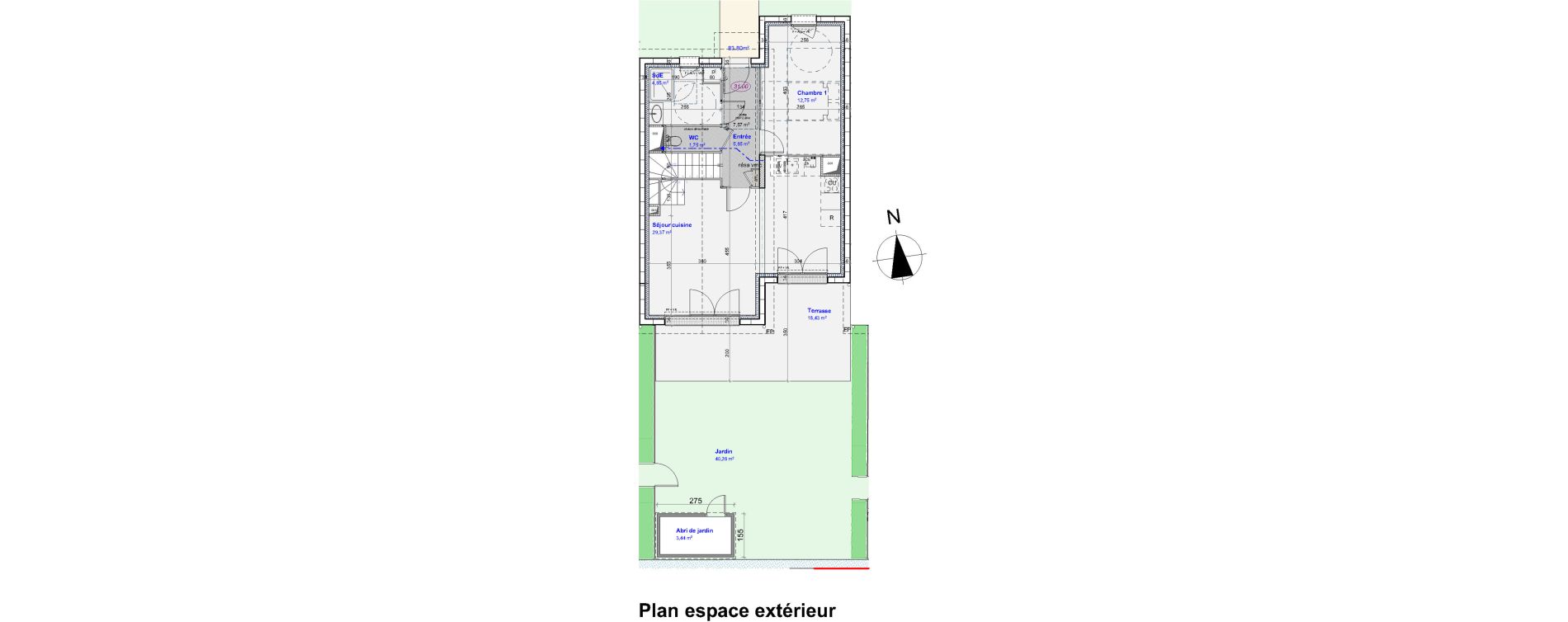 Maison T4 de 83,80 m2 &agrave; Cormelles-Le-Royal Centre
