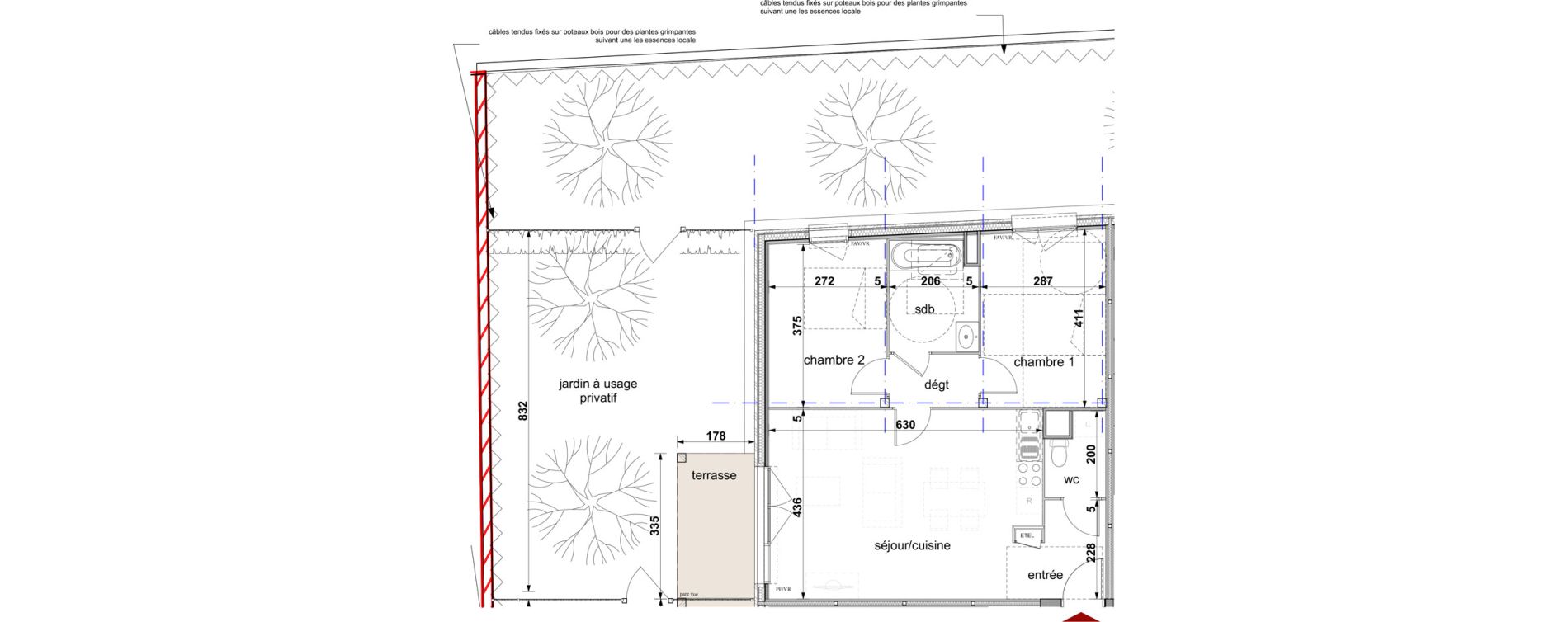 Appartement T3 de 62,45 m2 &agrave; Fleury-Sur-Orne Centre