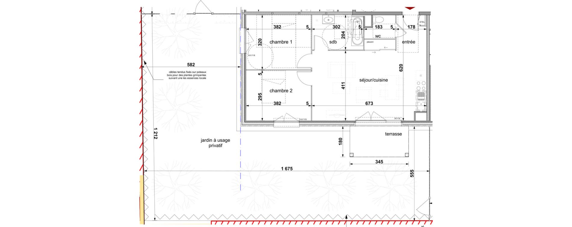 Appartement T3 de 63,64 m2 &agrave; Fleury-Sur-Orne Centre