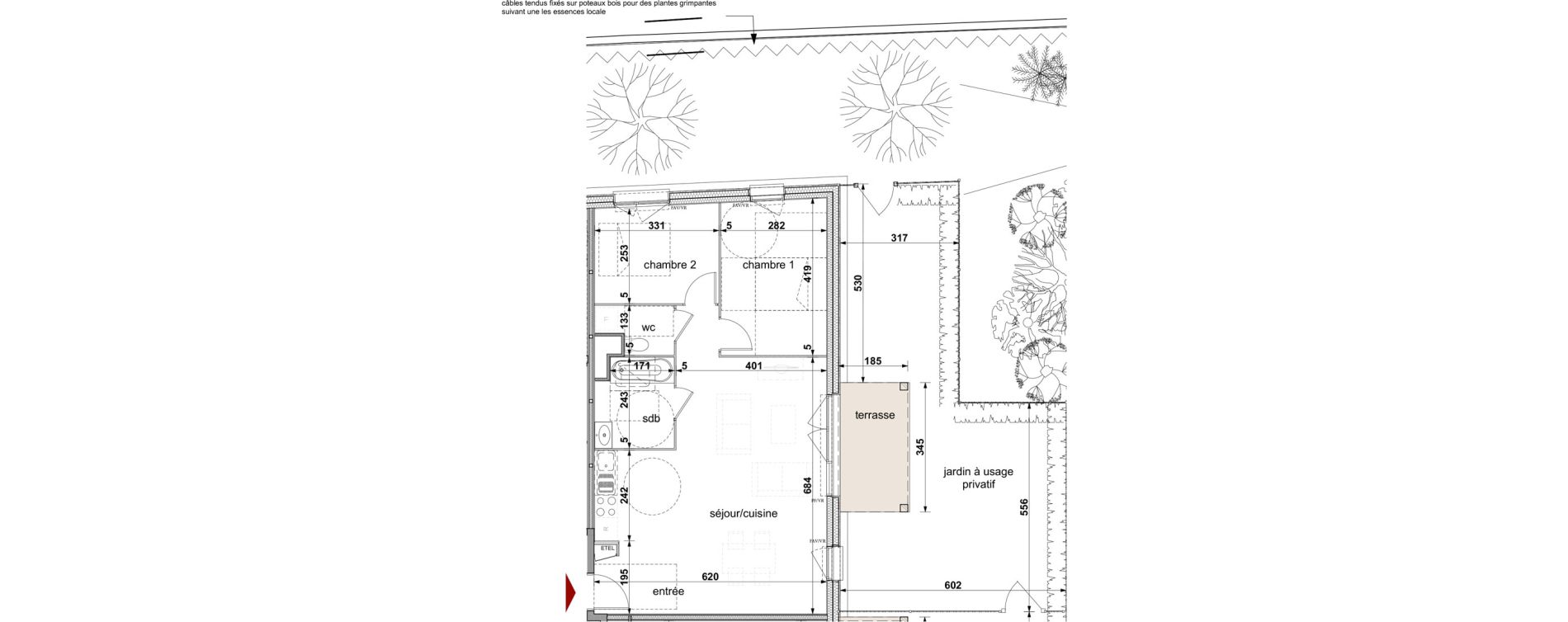 Appartement T3 de 66,10 m2 &agrave; Fleury-Sur-Orne Centre