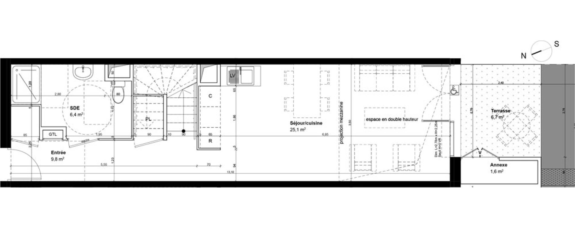 Maison T4 de 99,00 m2 &agrave; Fleury-Sur-Orne Centre