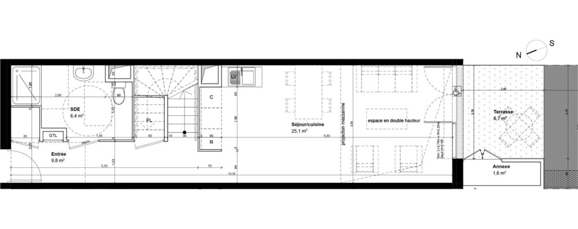 Maison T4 de 99,00 m2 &agrave; Fleury-Sur-Orne Centre