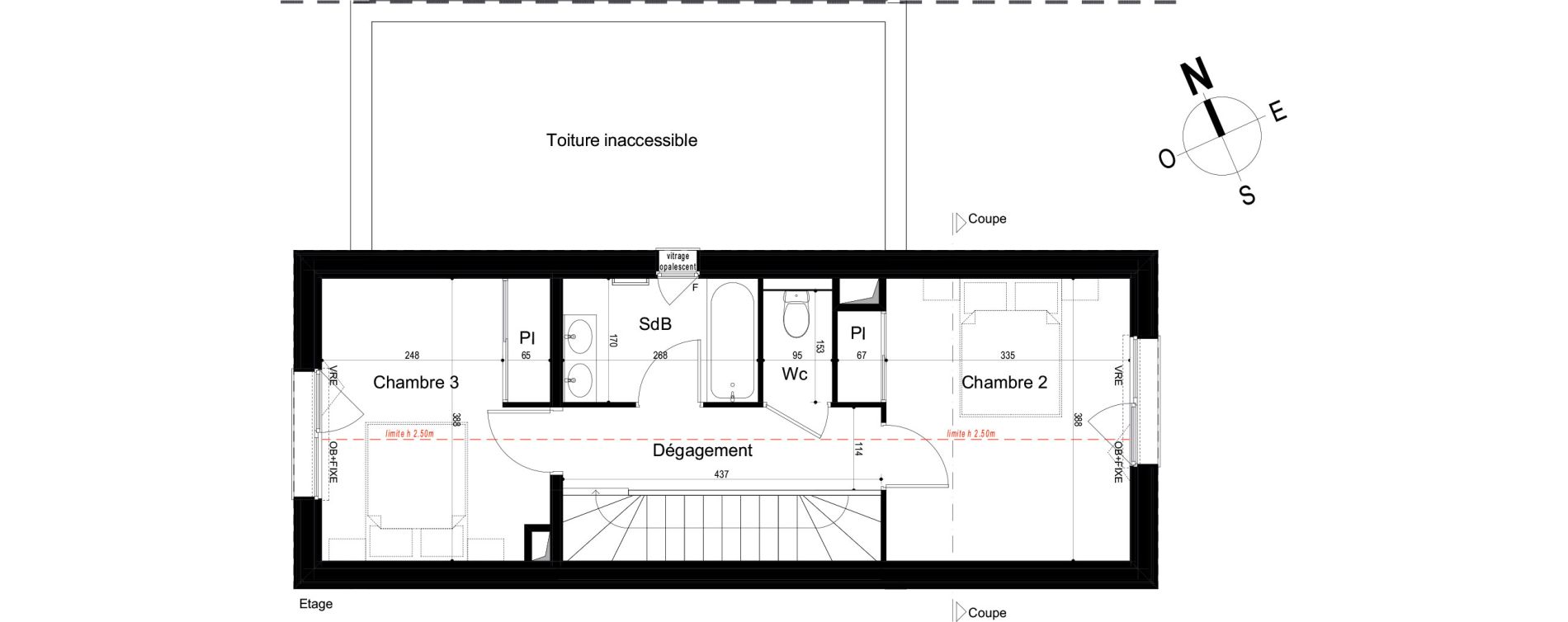 Appartement T4 de 97,70 m2 &agrave; Mondeville Vall&eacute;e barrey - piscine - madelaine
